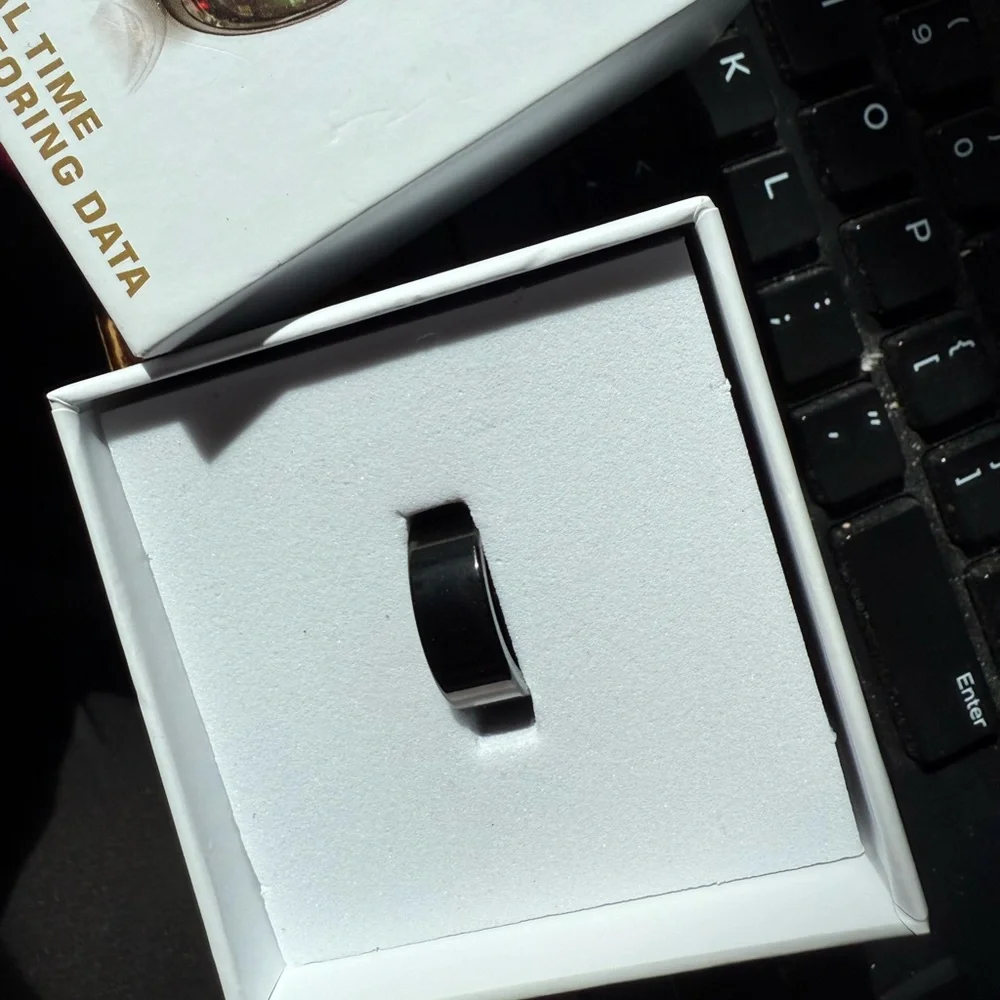 Smart Ring with Sleep Monitoring, 10-Day Battery Life, Stress/Heart Rate size 7